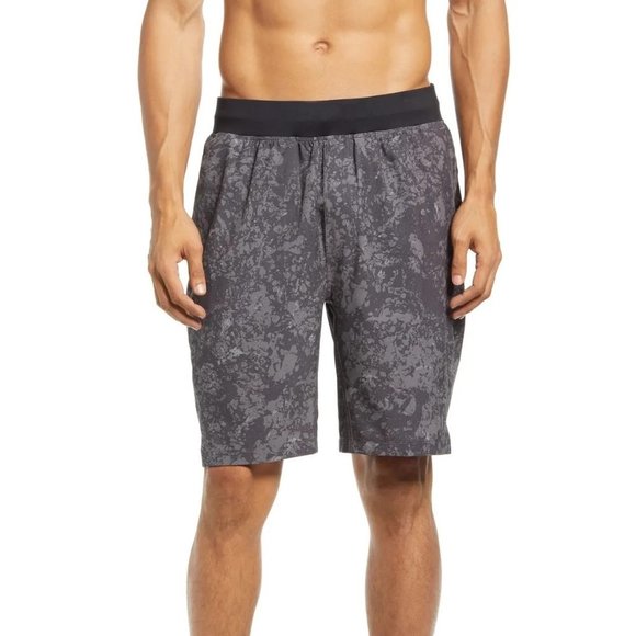 Zella Other - ZELLA Men's Core Stretch Woven Shorts Gray Print Medium NEW
